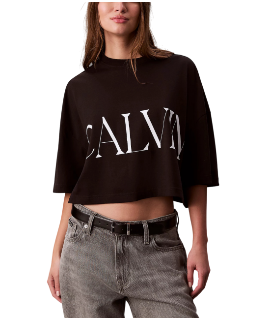 Γυναικείο T-shirt Μαύρο Calvin Klein LV047D206G-UB1