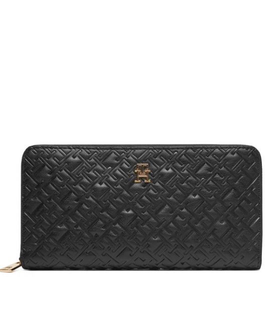 Γυναικείο Πορτοφόλι Μαύρο Tommy Hilfiger AW0AW17955-BDS