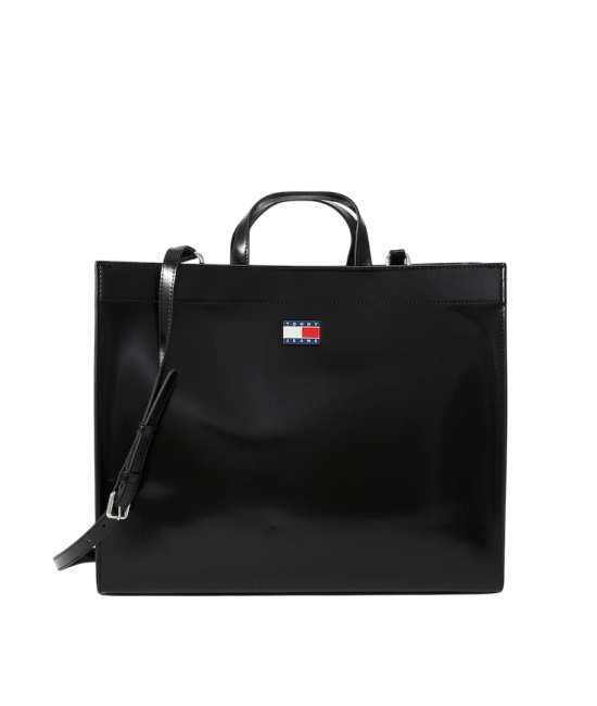 Γυναικεία Tote Τσάντα Μαύρη Tommy Jeans AW0AW17869-BDS