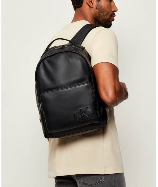 Ανδρική Τσάντα Πλάτης Μαύρη Calvin Klein LV04D3246G-UB1