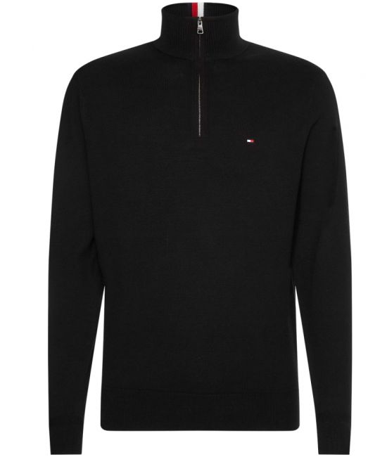 Ανδρικό Ζιβάγκο Πουλόβερ Μαύρο Tommy Hilfiger MW0MW28049-BDS