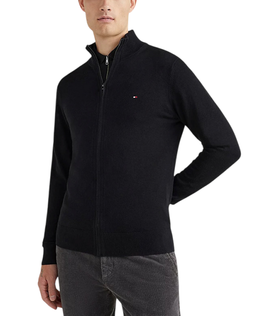 Ανδρική Ζακέτα Μαύρη Tommy Hilfiger MW0MW28050-BDS