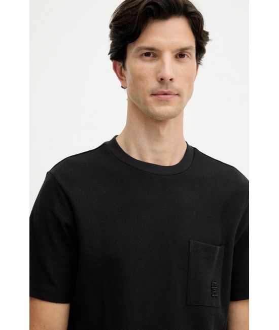 Ανδρικό T-shirt Μαύρο Tommy Hilfiger MW0MW39365-BDS