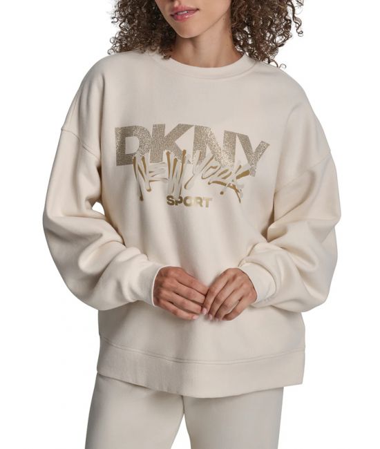 Γυναικείο Φούτερ Μπεζ DKNY DP5T1445-I1K