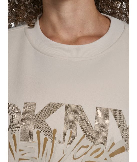 Γυναικείο Φούτερ Μπεζ DKNY DP5T1445-I1K