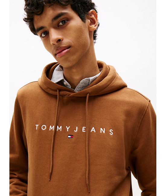 Ανδρικό Φούτερ Καφέ Tommy Jeans DM0DM20746-GVP