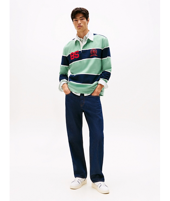 Ανδρικό Μακρυμάνικο Rugby Ριγέ Polo Tommy Jeans DM0DM22074-MAS