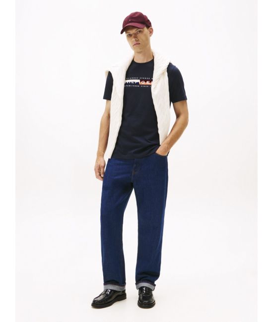 Ανδρικό T-shirt Navy Μπλε Tommy Hilfiger MW0MW40014-DW5