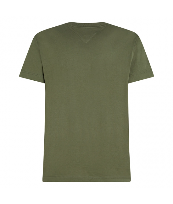 Ανδρικό T-shirt Λαδί Tommy Hilfiger MW0MW40014-PLI