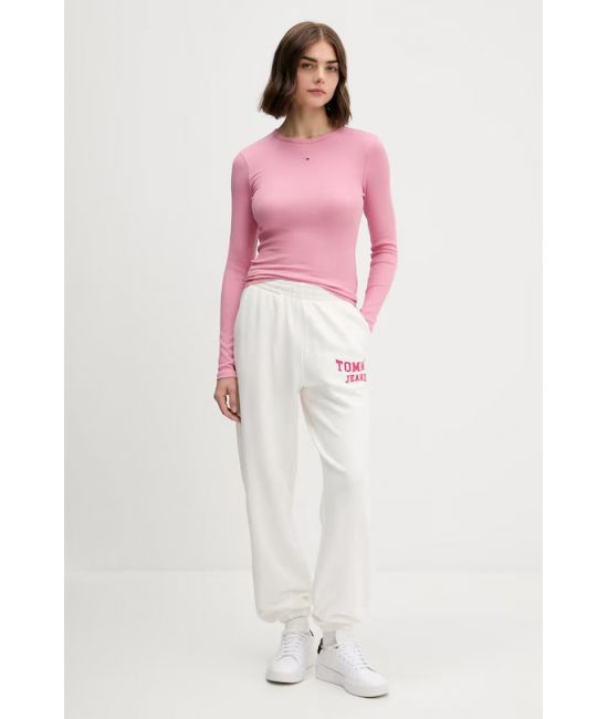 Γυναικεία Μακρυμάνικη Μπλούζα Ροζ Tommy Jeans DW0DW17387-THC