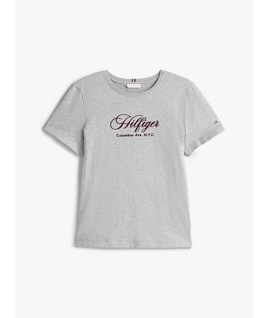 Γυναικείο T-shirt Γκρι Tommy Hilfiger WW0WW46120-P61