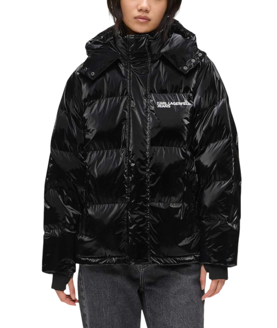Γυναικείο Puffer Μπουφάν Μαύρο Karl Lagerfeld Jeans A4W15020-999 BLACK