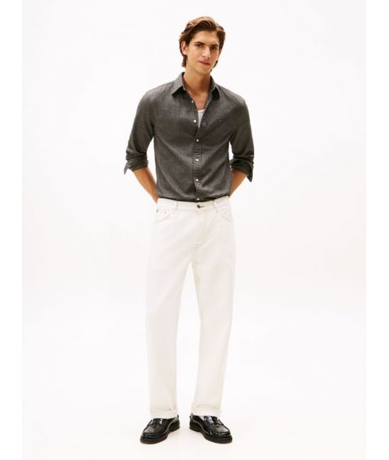 Ανδρικό Πουκάμισο Γκρι Tommy Hilfiger MW0MW40475-PR2