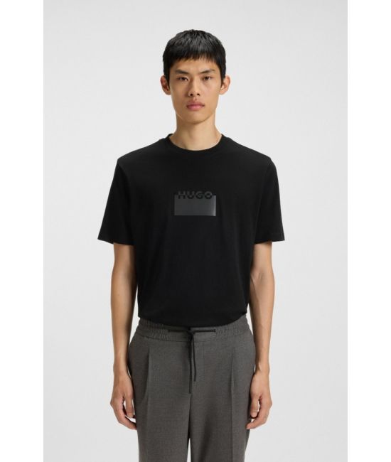Ανδρικό Delastio T-Shirt Μαύρο Hugo 50546867-001