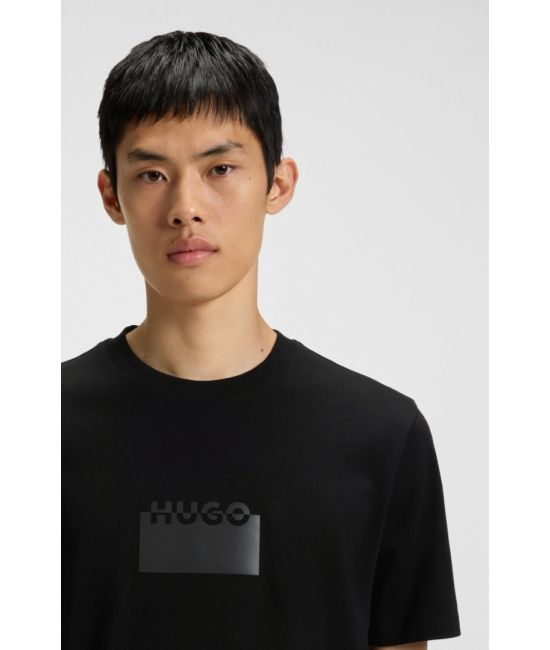 Ανδρικό Delastio T-Shirt Μαύρο Hugo 50546867-001