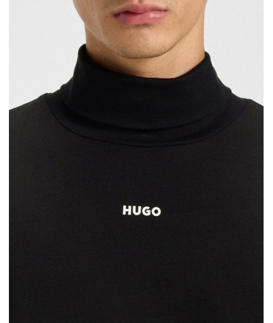 Ανδρικό Daporollo Μακρυμάνικο T-Shirt Μαύρο Hugo 50547372-001