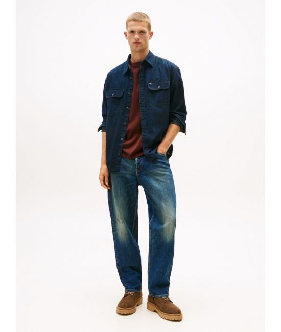 Ανδρικό Τζιν Πουκάμισο Navy Μπλε Tommy Jeans DM0DM22122-1BJ