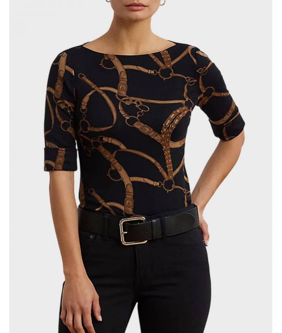 Γυναικείο Judy T-shirt Μαύρο Ralph Lauren 200971107001-001