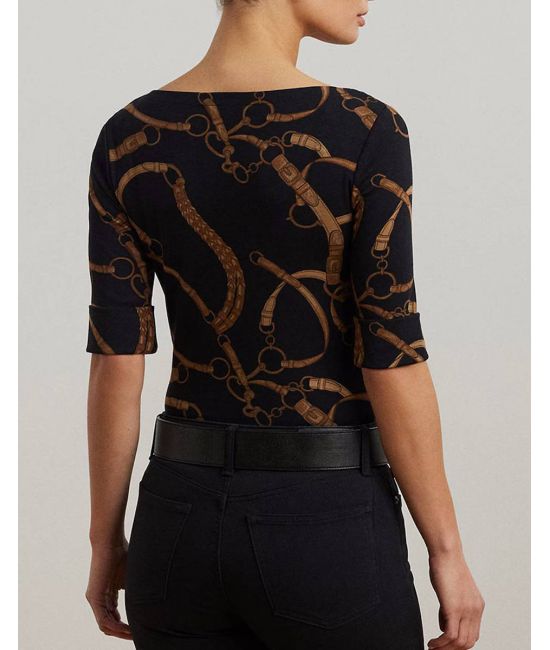 Γυναικείο Judy T-shirt Μαύρο Ralph Lauren 200971107001-001