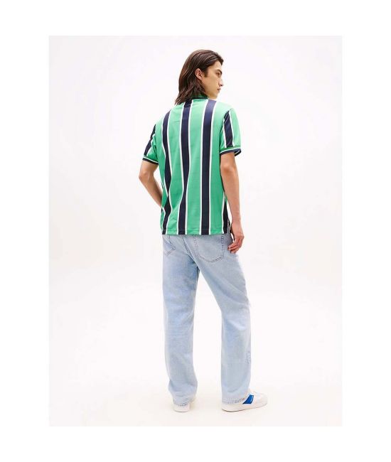 Ανδρικό Sports Polo Πράσινο Tommy Jeans DM0DM22073-MAS
