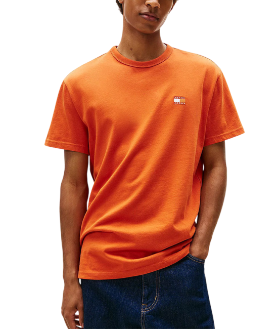 Ανδρικό T-shirt Πορτοκαλί Tommy Jeans DM0DM20322-0JG