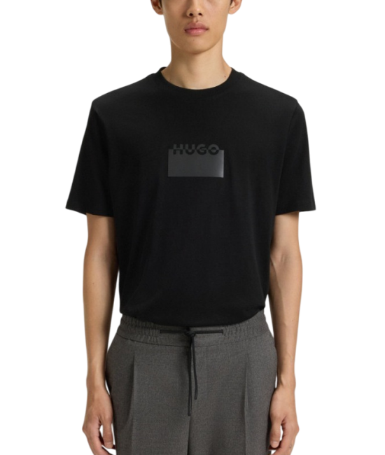 Ανδρικό Delastio T-Shirt Μαύρο Hugo 50546867-001