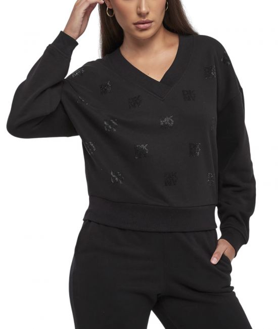 Γυναικείο Φούτερ Μαύρο DKNY DP5T1465-BBL