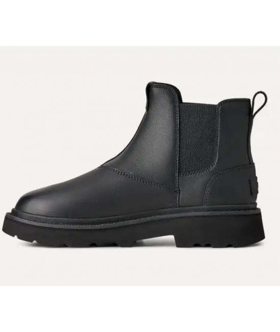 Ανδρικά Δερμάτινα Chelsea Lug Μποτάκια Μαύρα UGG 1172990-BLK