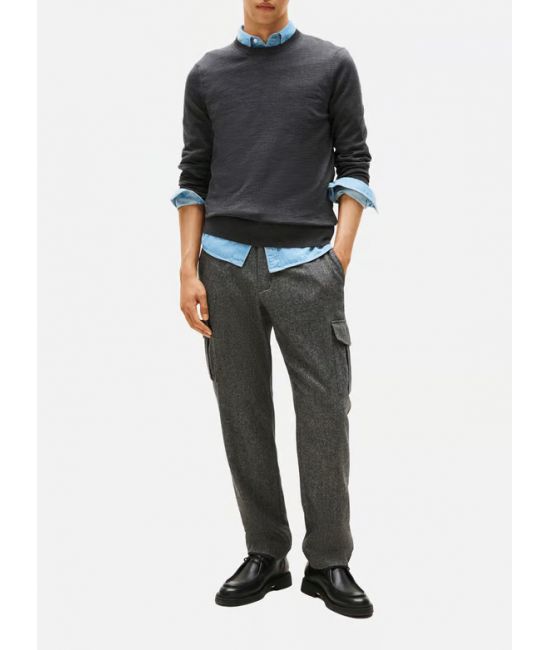 Ανδρικό Πουλόβερ Γκρι Tommy Hilfiger MW0MW39775-P92
