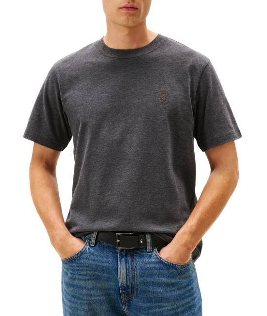 Ανδρικό T-shirt Γκρι Tommy Hilfiger MW0MW40019-P98