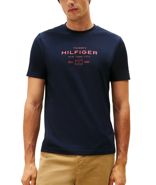 Ανδρικό T-shirt Navy Μπλε Tommy Hilfiger MW0MW40002-DW5