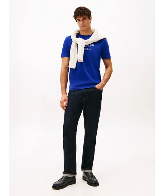 Ανδρικό T-shirt Μπλε Tommy Hilfiger MW0MW40002-D03