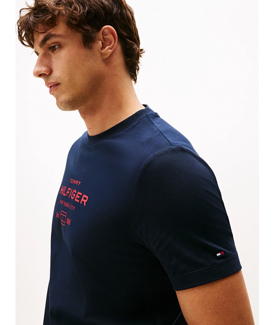 Ανδρικό T-shirt Navy Μπλε Tommy Hilfiger MW0MW40002-DW5