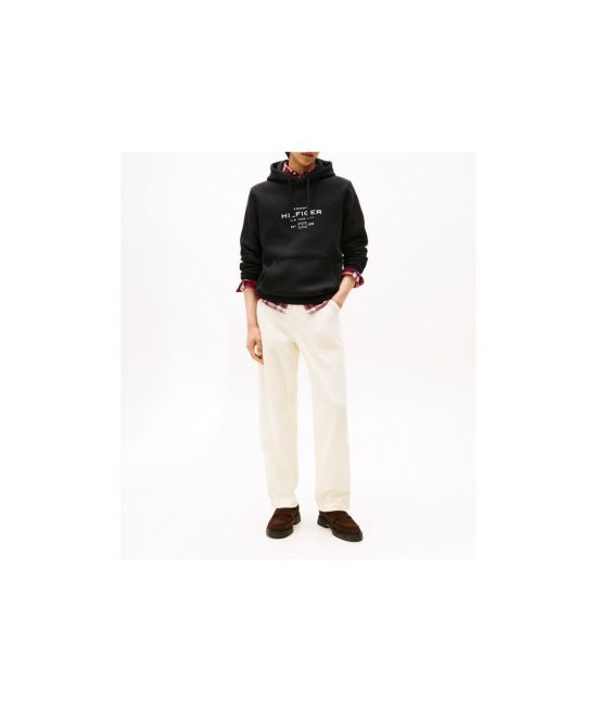 Ανδρικό Φούτερ Μαύρο Tommy Hilfiger MW0MW40864-BDS