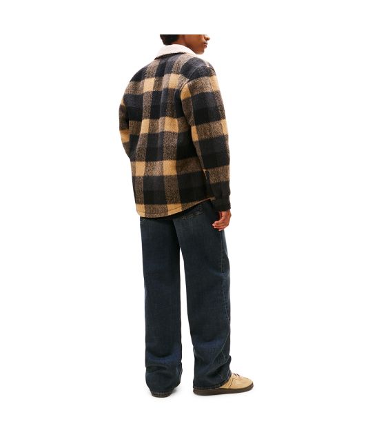 Ανδρικό Teddy Overshirt Μαύρο Tommy Jeans DM0DM22010-BDS