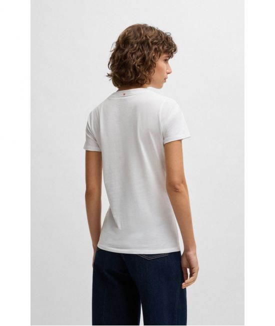 Γυναικείο C_Elogo 5 T-Shirt Λευκό BOSS 50501139-100