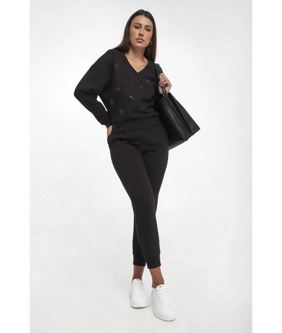 Γυναικείο Φούτερ Μαύρο DKNY DP5T1465-BBL