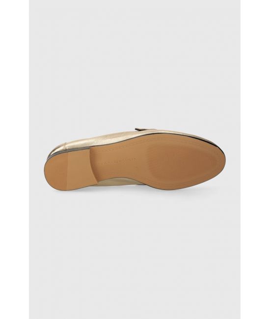 Γυναικεία Δερμάτινα Essential Loafers Χρυσά Tommy Hilfiger FW0FW07864-0HS