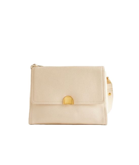 Γυναικεία Δερμάτινη Imilily Τσάντα Ώμου Εκρού Ted Baker 273864-IVORY