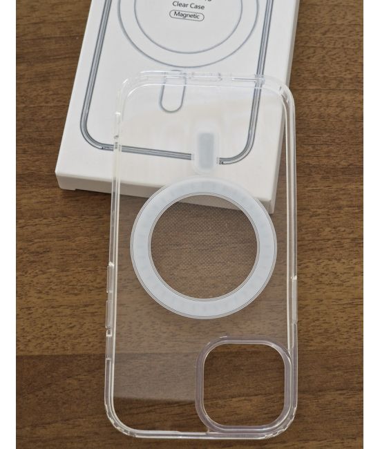 Magsafe Back Cover Σιλικόνης Διάφανο (iPhone 14 Plus)