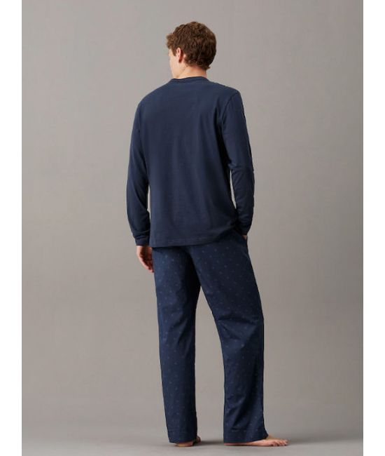 Ανδρικό Σετ Πυτζάμας Navy Μπλε Calvin Klein 000NM2751E-SX4