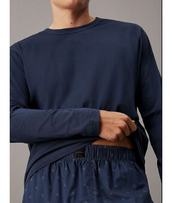 Ανδρικό Σετ Πυτζάμας Navy Μπλε Calvin Klein 000NM2751E-SX4
