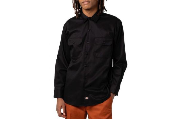 Ανδρικό Work Πουκάμισο Μαύρο Dickies DK0A4Y26-BLK1