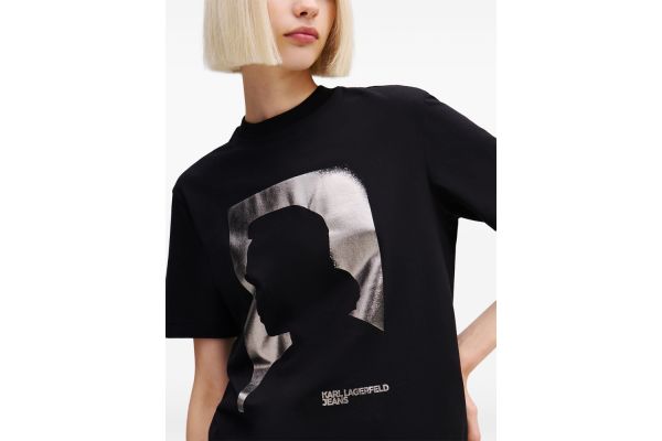 Γυναικείο T-shirt Μαύρο Karl Lagerfeld Jeans A1W17032-999 BLACK
