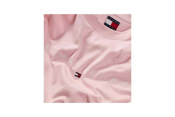 Ανδρικό T-shirt Ροζ Tommy Jeans DM0DM20744-TH3