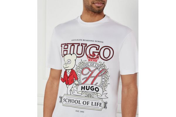 Ανδρικό Daporoni T-Shirt Λευκό Hugo 50538254-100