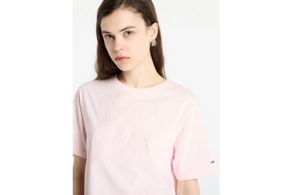 Γυναικείο T-shirt Ροζ Tommy Jeans DW0DW20326-TH3
