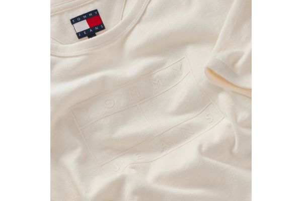 Γυναικείο T-shirt Εκρού Tommy Jeans DW0DW20366-YBH
