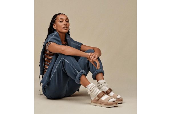Γυναικεία Goldenstar Glide Σανδάλια Μπεζ UGG 1167399-SAN