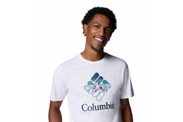 Ανδρικό Rapid Ridge T-shirt Λευκό Columbia 1888813-114